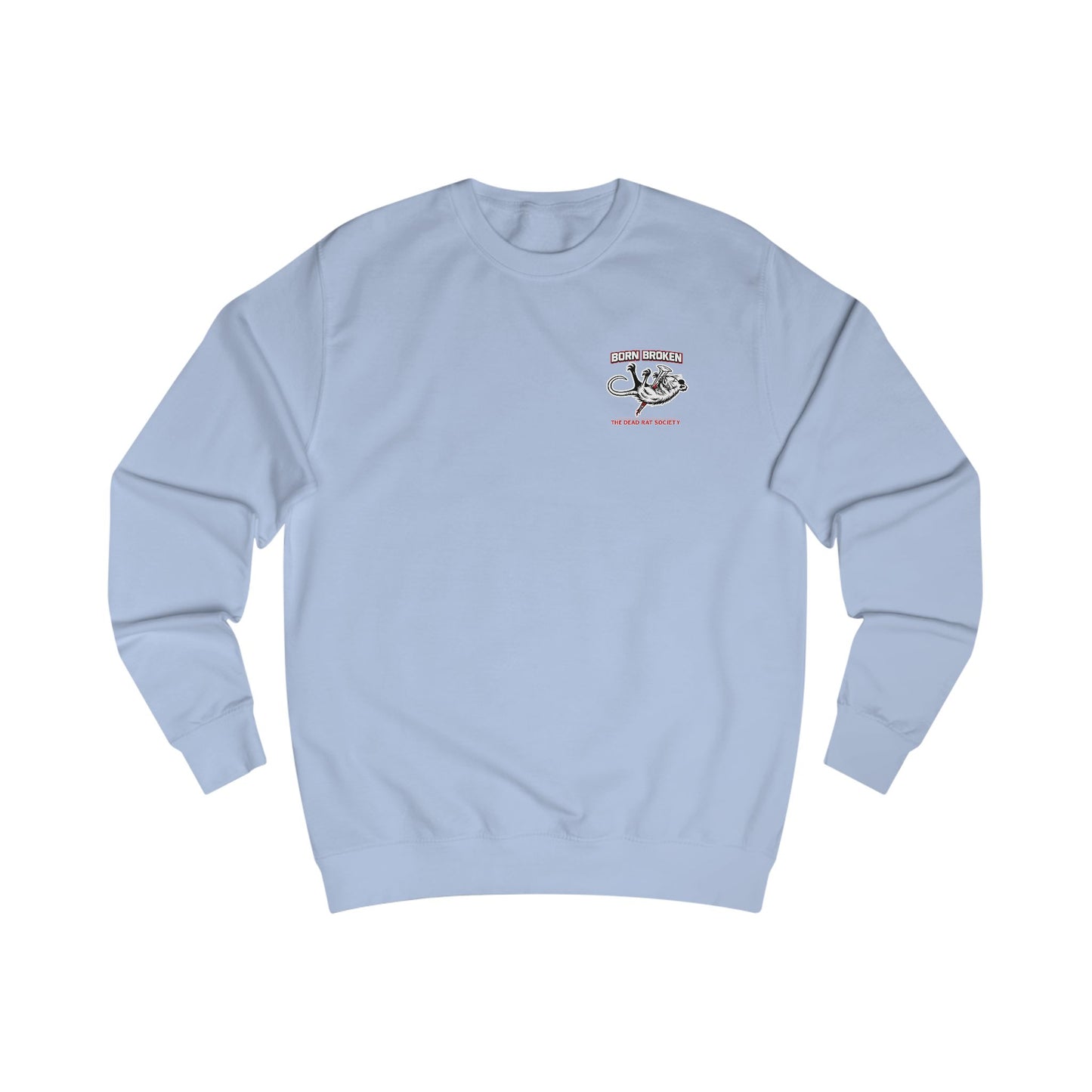 BORN BROKEN — DEAD RAT SOCIETY GRAPHIC CREWNECK