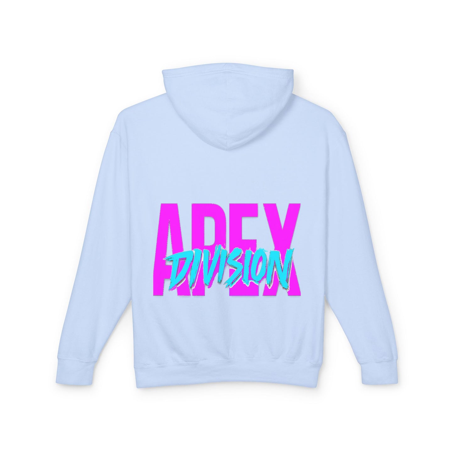 Apex Division Hooded Sweatshirt — Retro Neon Logo Hoodie