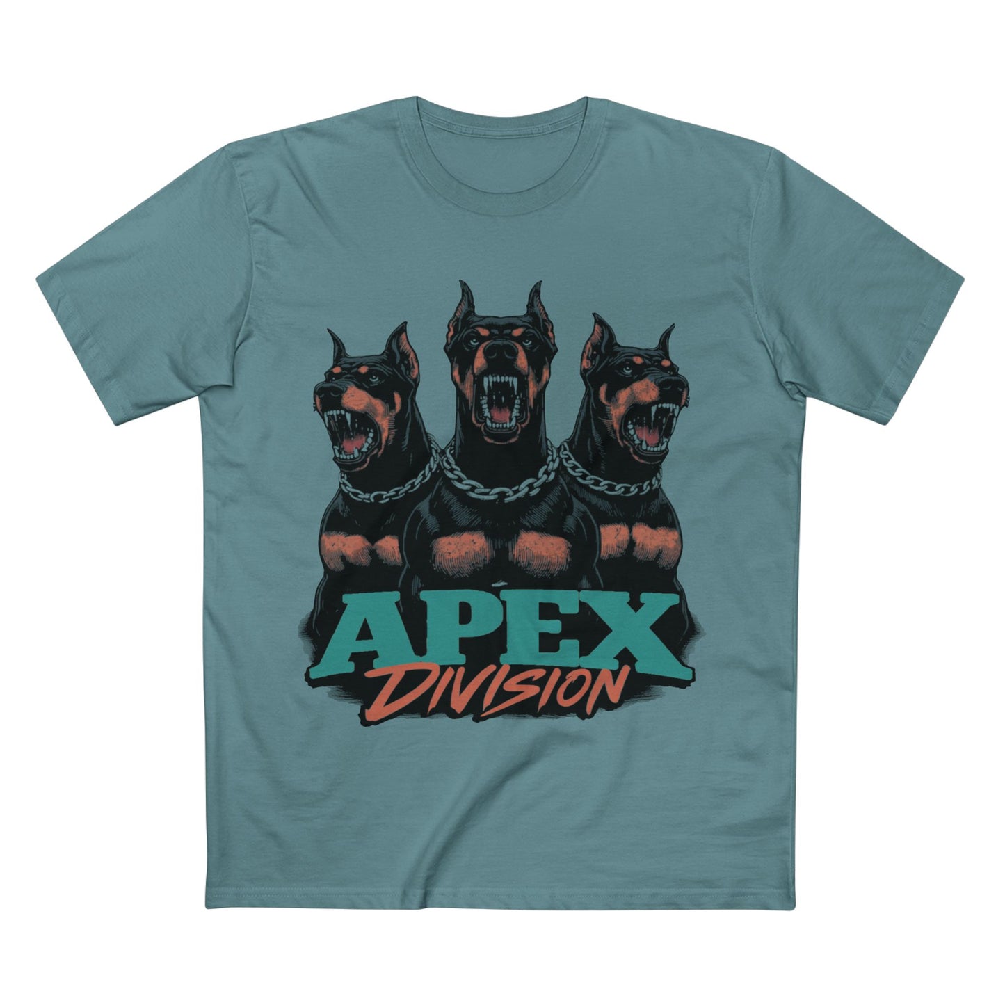 Apex Division Doberman Graphic Tee — "Dogs Gotta Eat" Streetwear T‑Shirt