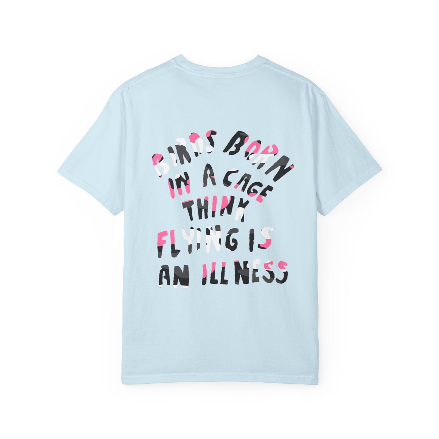 BORN BROKEN — DISTRESSED LOGO TEE