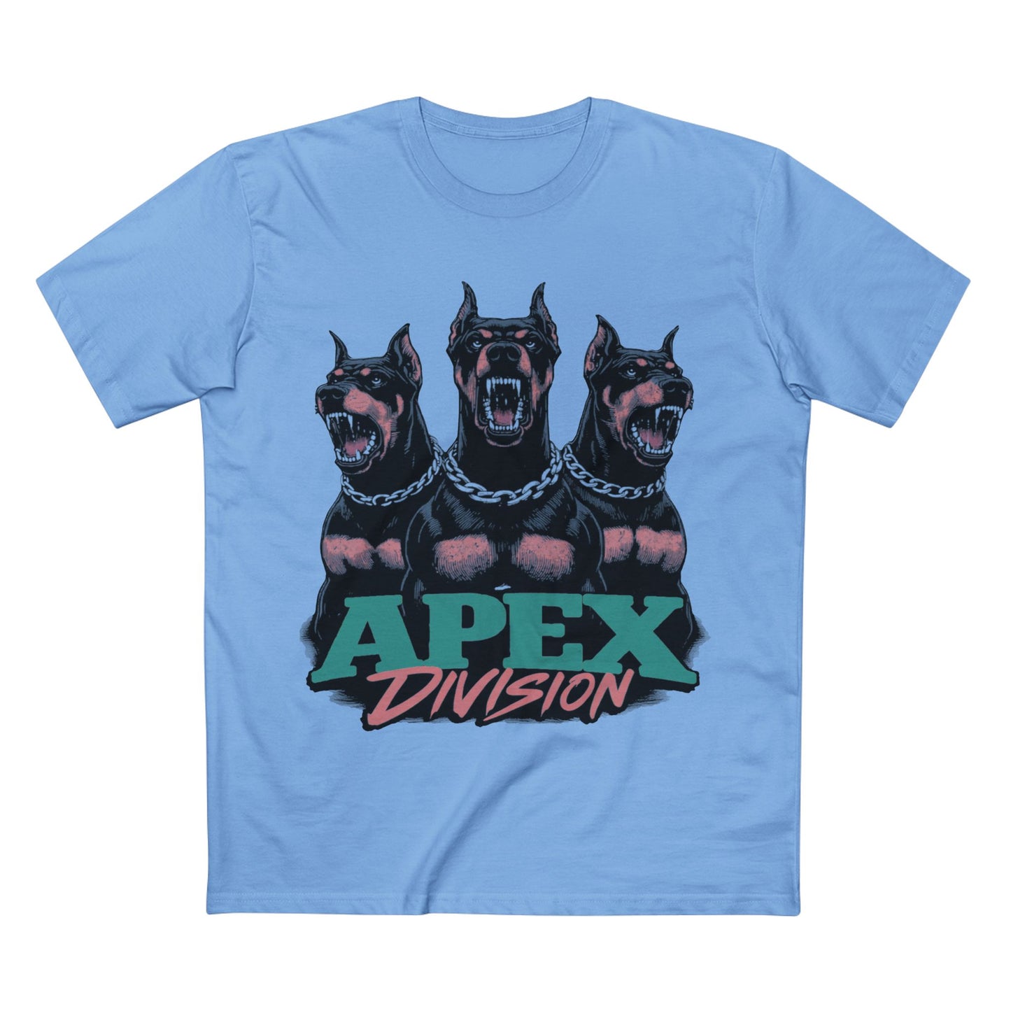 Apex Division Doberman Graphic Tee — "Dogs Gotta Eat" Streetwear T‑Shirt