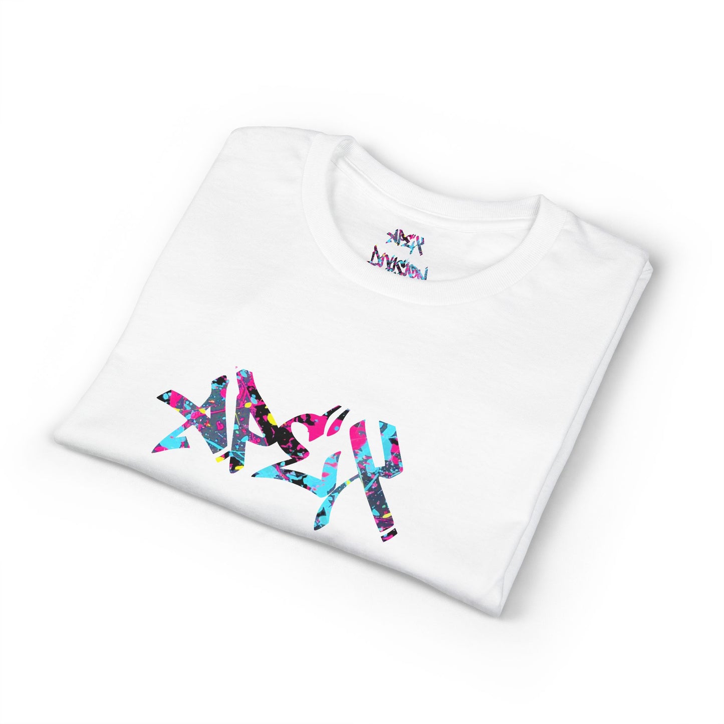Resilient Division Graphic Tee — Colorful Motivational Back-Print Shirt