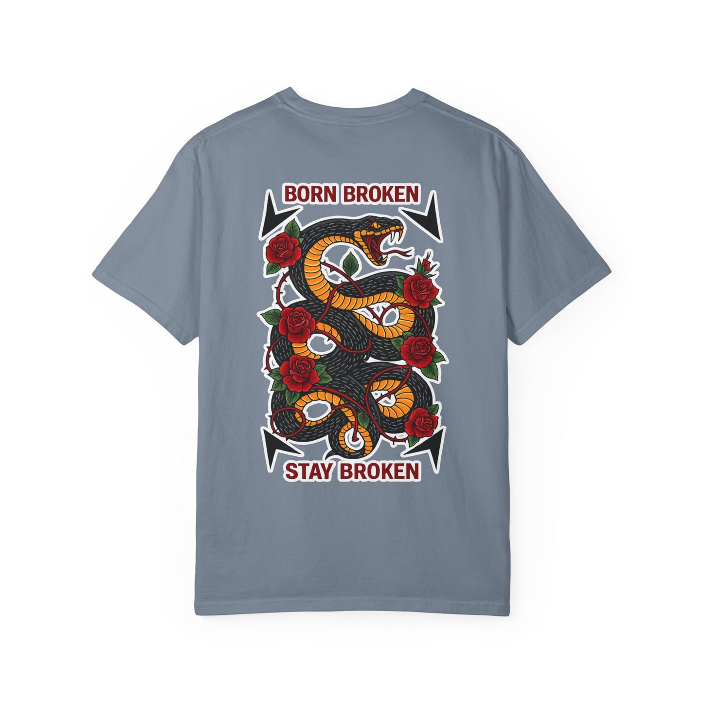 BORN BROKEN — SNAKE TEE