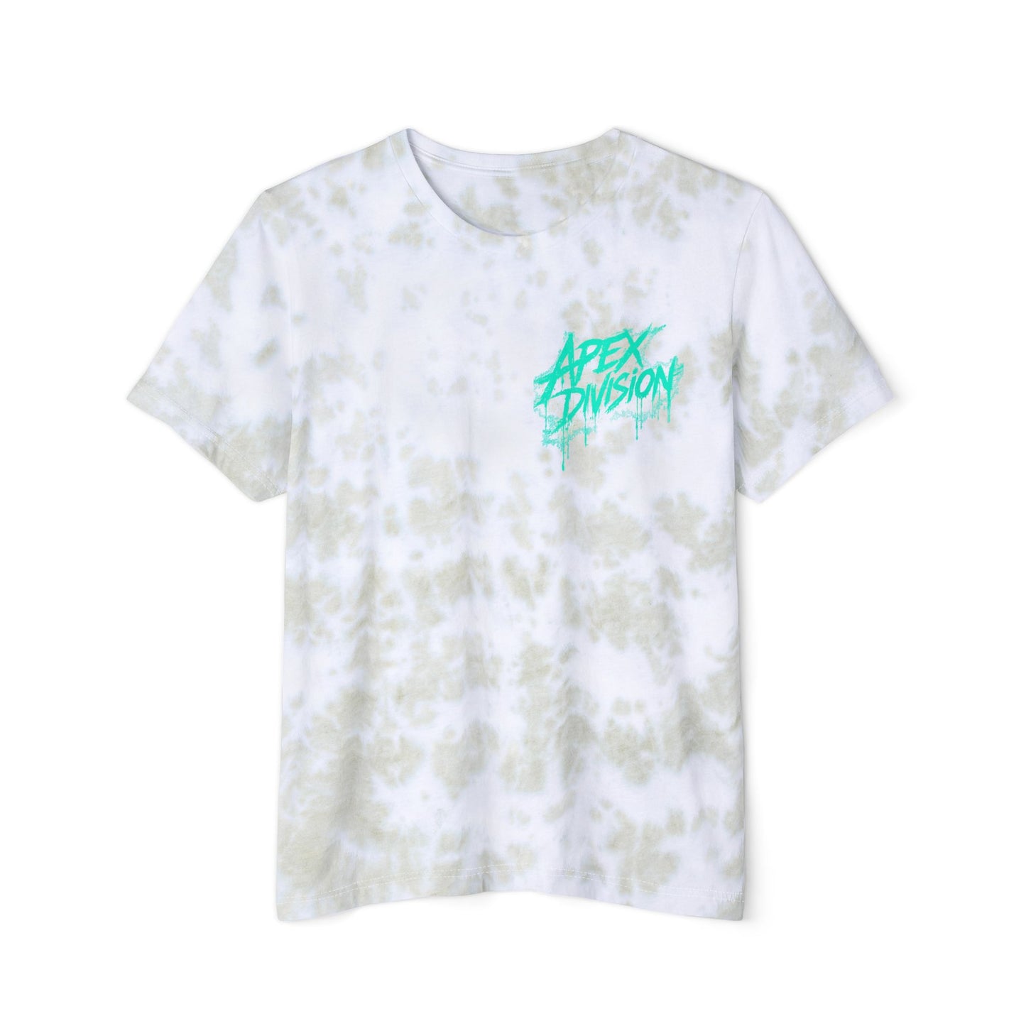 Tie-Dye T-Shirt — "Apex Division" Graphic with "Nothing in Life is Promised Except Death" Back