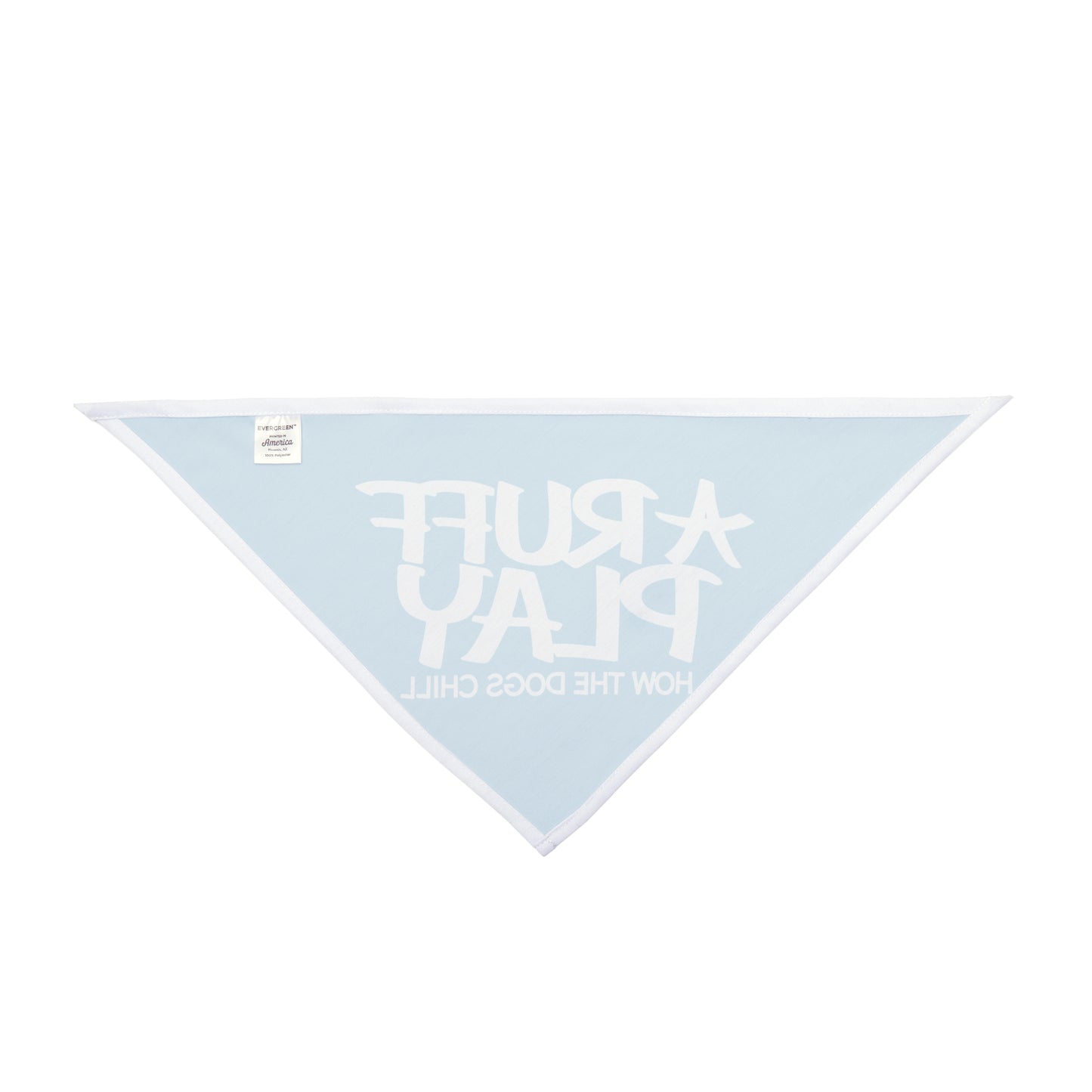 Pet Bandana - "A Ruff Play" Dog Bandana, Fun Chill Dog Accessory
