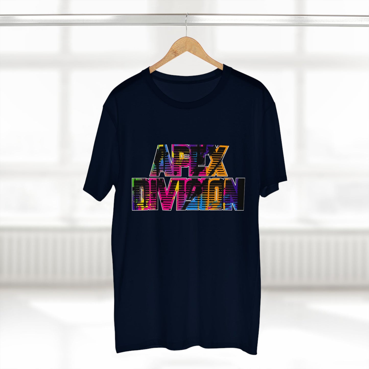 Apex Division Graphic Tee — Bold Neon Glitch 'Be Ruthless' Streetwear T-Shirt