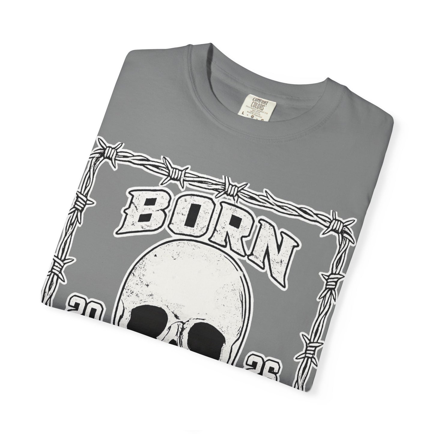 BORN BROKEN — VINTAGE SKULL TEE