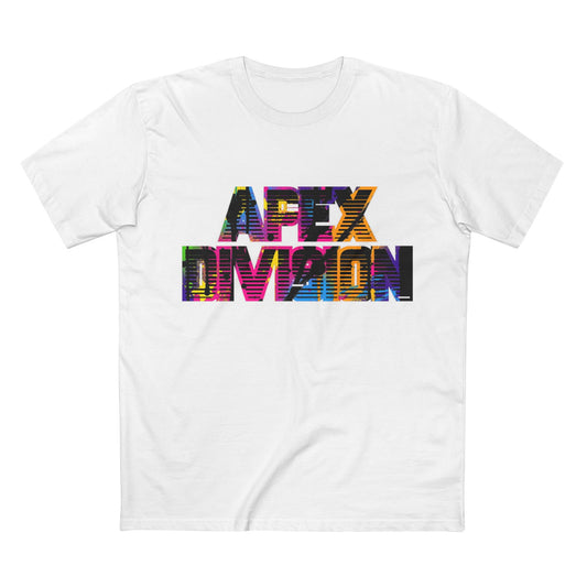 Apex Division Graphic Tee — Bold Neon Glitch 'Be Ruthless' Streetwear T-Shirt