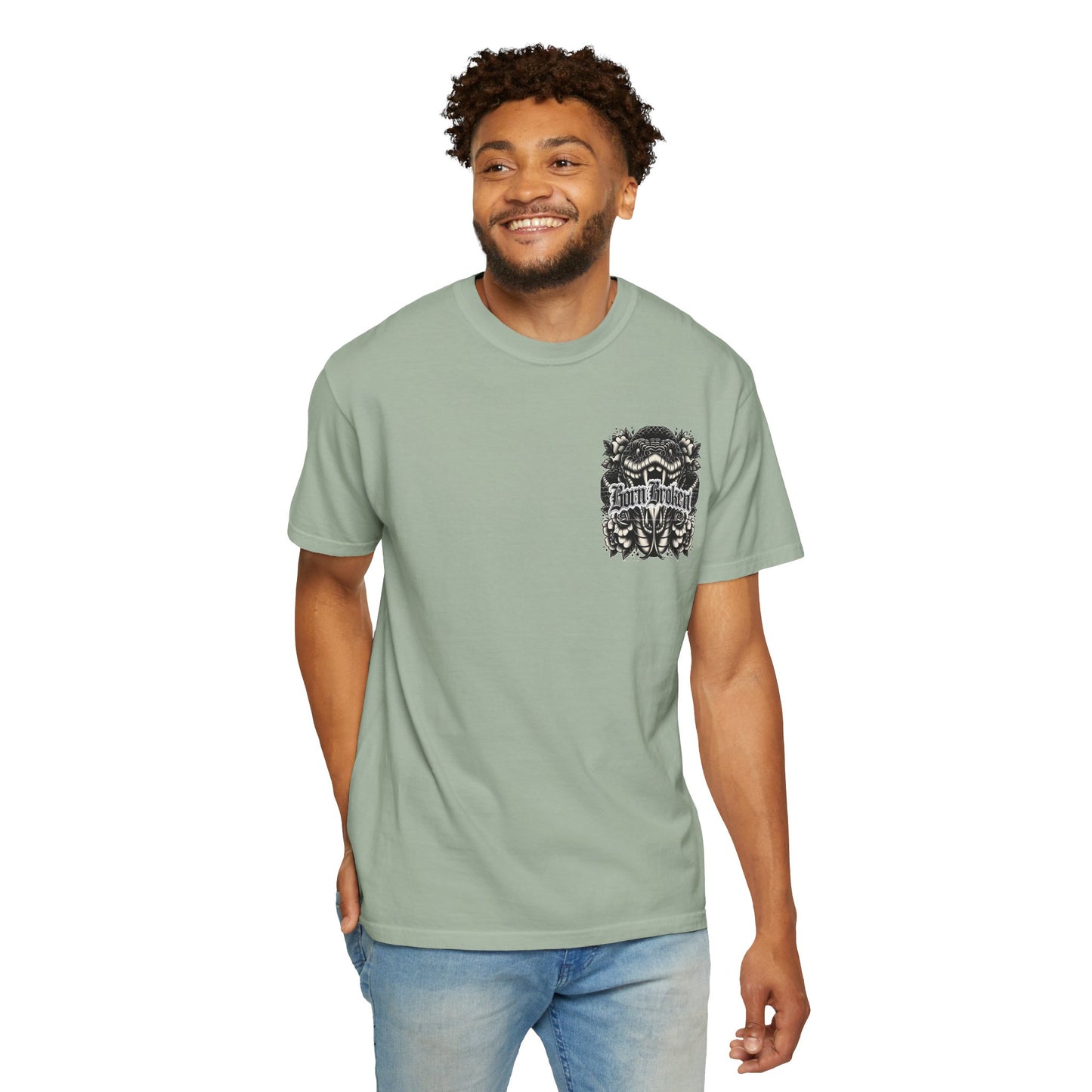 Born Broken Snake Graphic T-Shirt