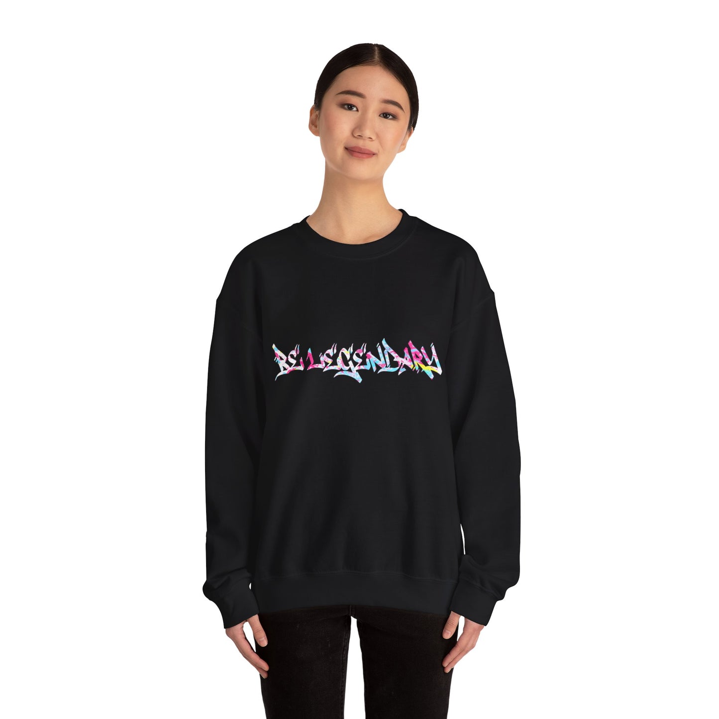 Pastel Graffiti Crewneck Sweatshirt