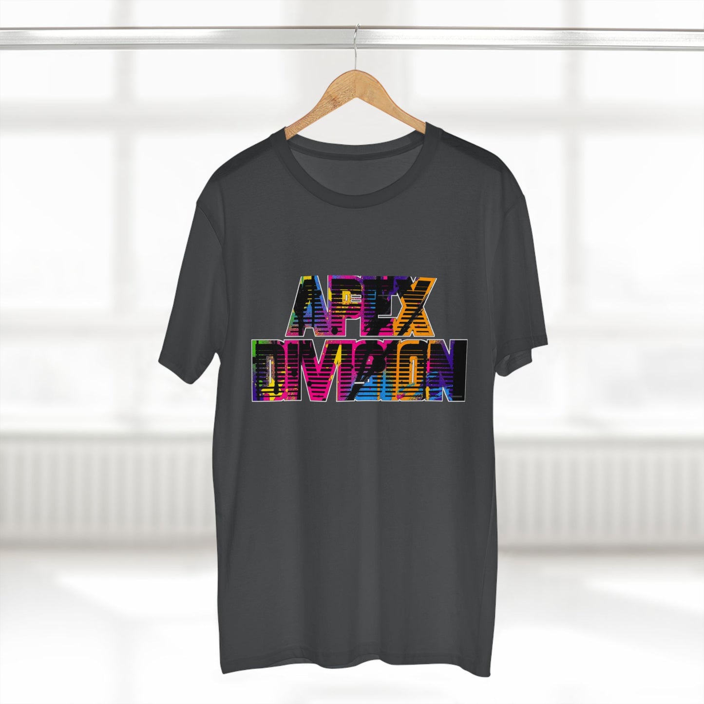 Apex Division Graphic Tee — Bold Neon Glitch 'Be Ruthless' Streetwear T-Shirt
