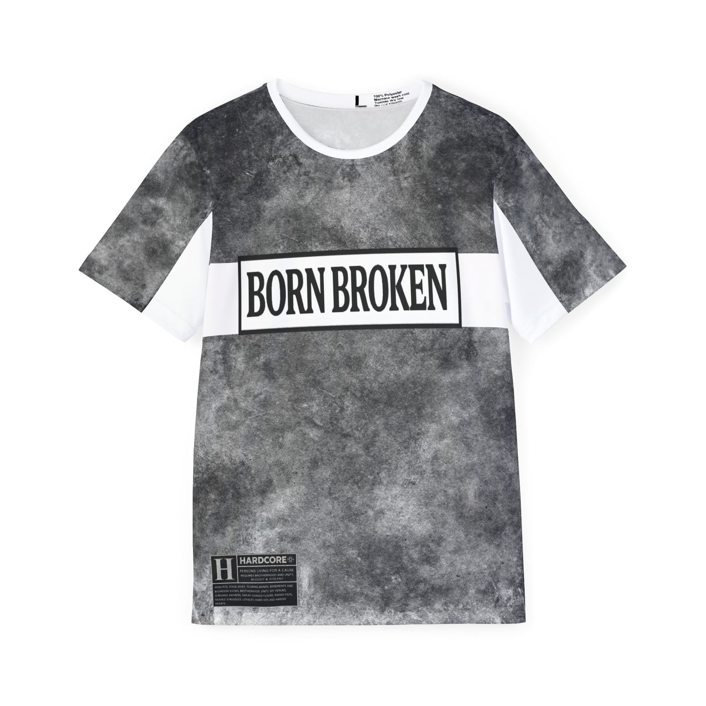 BORN BROKEN — AOP JERSEY TEE