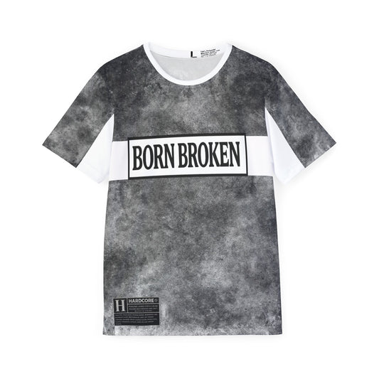 BORN BROKEN — AOP JERSEY TEE
