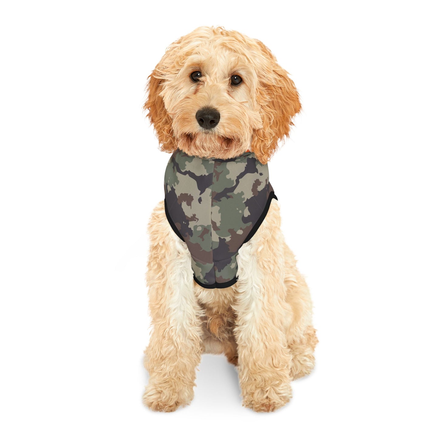 Camo 'RUFF PLAY' Pet Hoodie — Military Print Dog & Cat Hoodie.