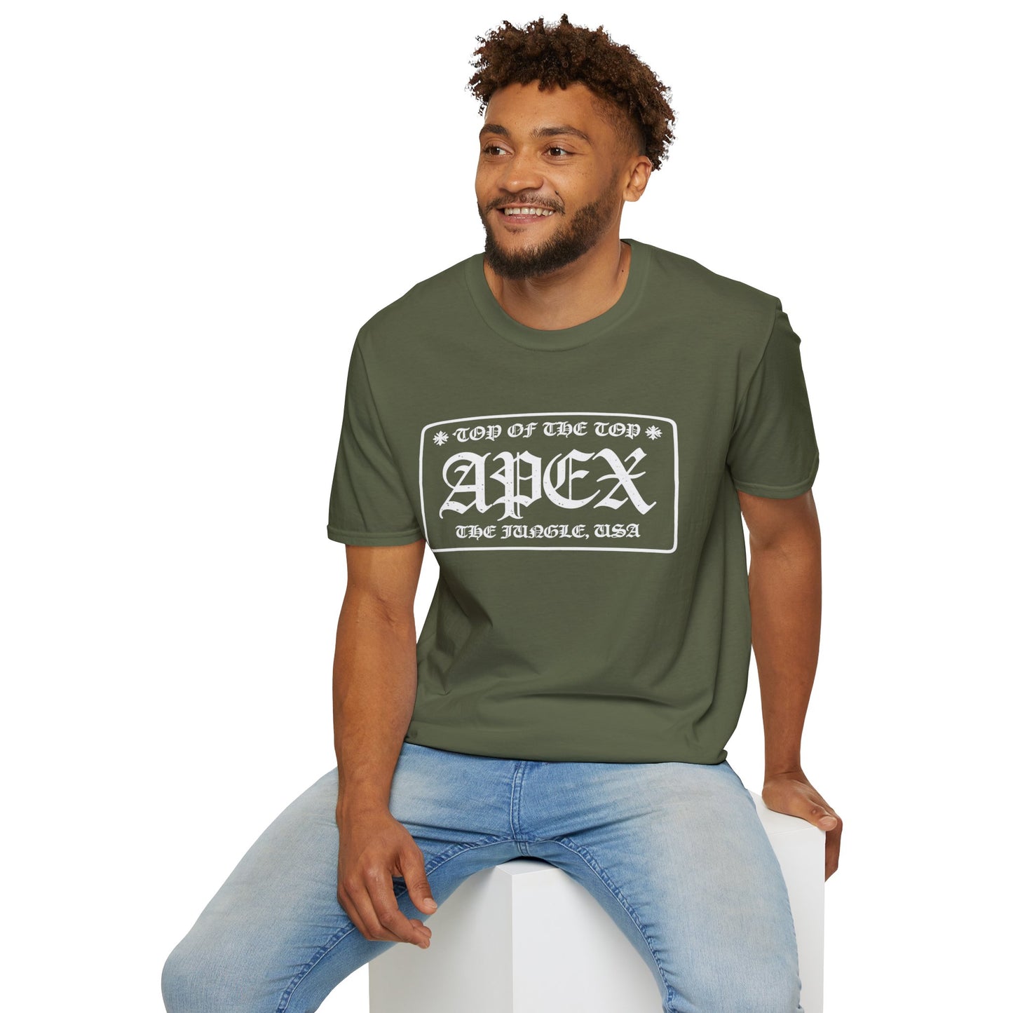 Apex Vintage Logo T-Shirt — “Make Things Happen or Watch Things Happen” Motivational Tee