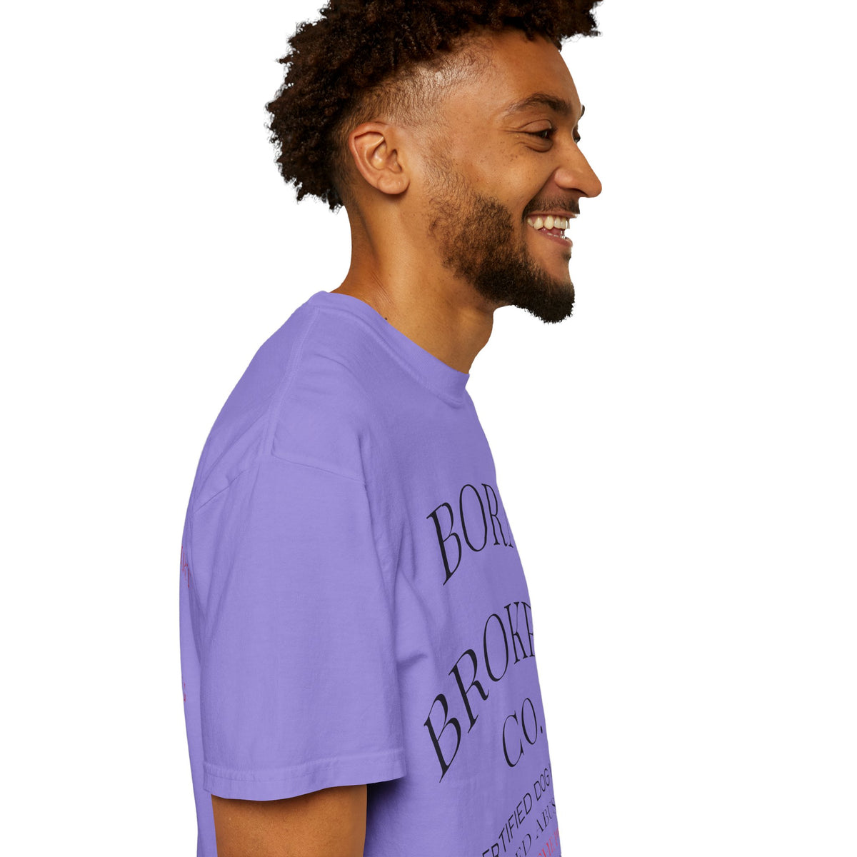 Born Broken Co. Graphic T-Shirt — 'Fight Abuse, Not Dogs' Statement Tee