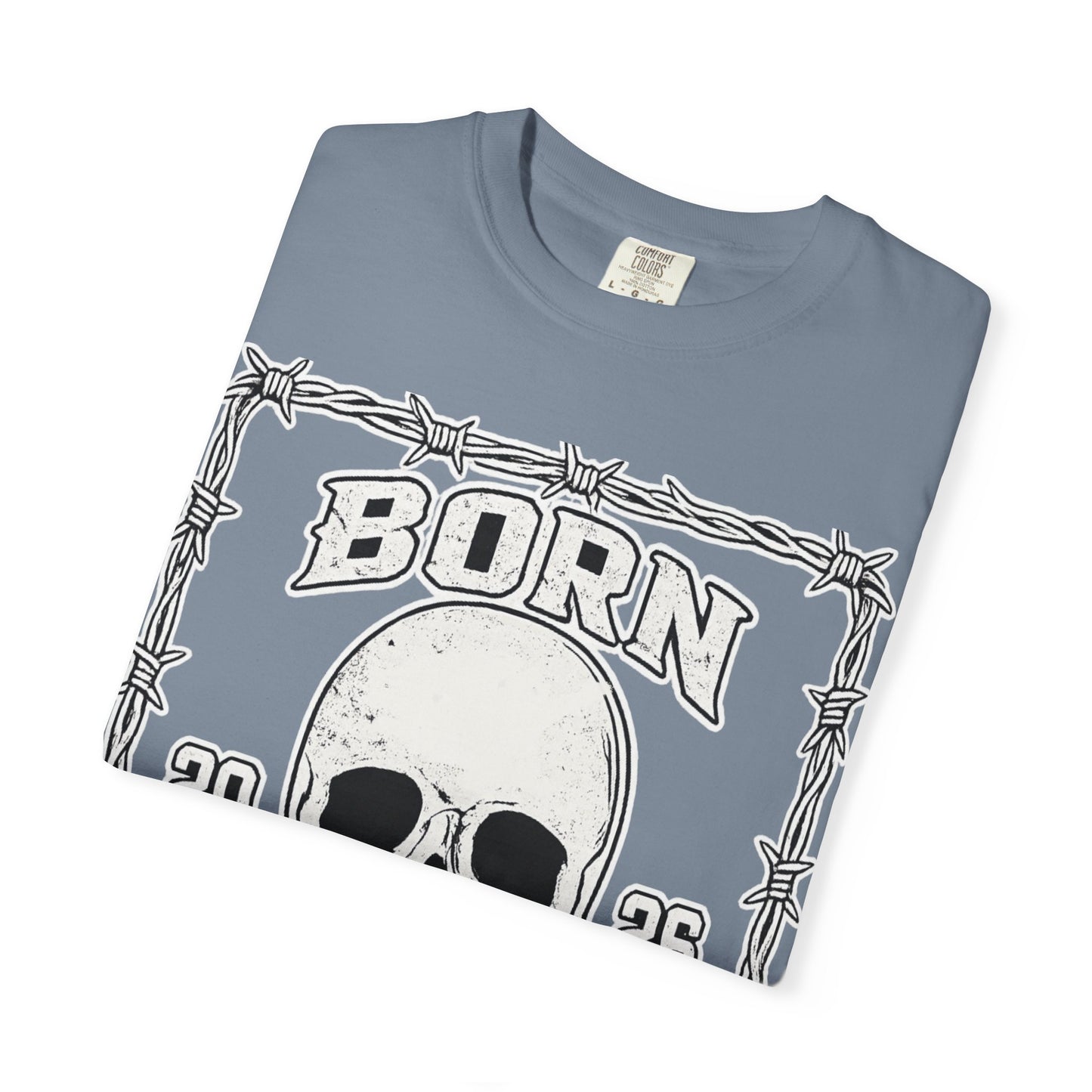 BORN BROKEN — VINTAGE SKULL TEE