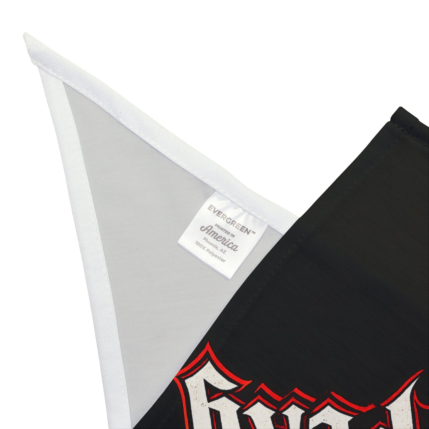 Pet Bandana — "Ruff Play" Flame Graphic Dog Bandana