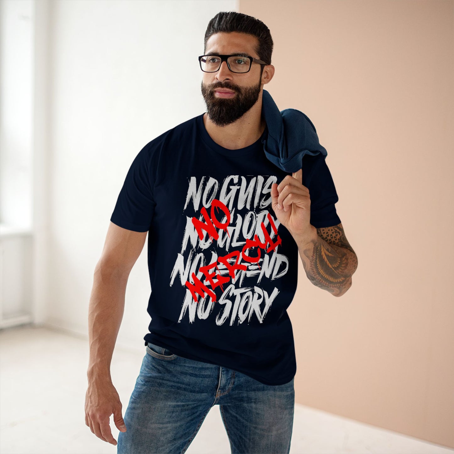 No Guts No Glory No Risk No Story Graphic Tee