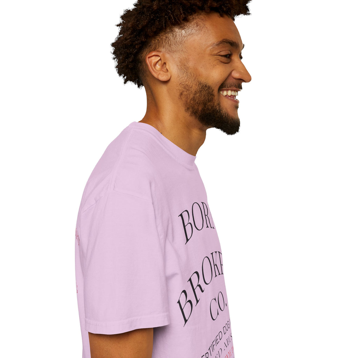 Born Broken Co. Graphic T-Shirt — 'Fight Abuse, Not Dogs' Statement Tee