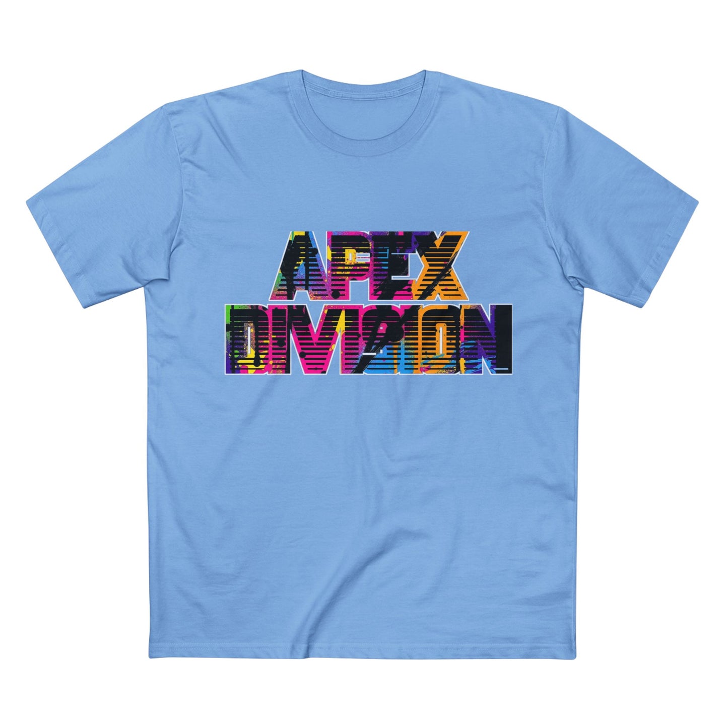Apex Division Graphic Tee — Bold Neon Glitch 'Be Ruthless' Streetwear T-Shirt