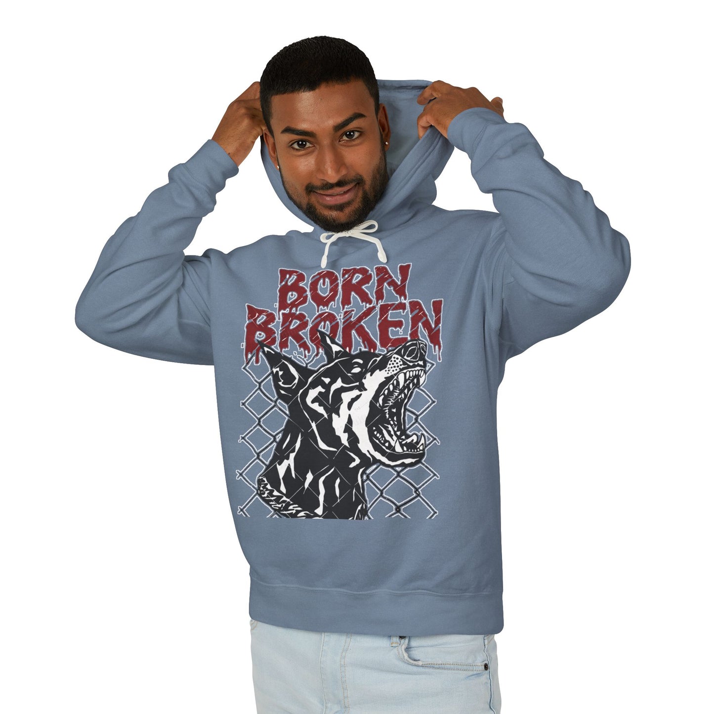 BORN BROKEN — GUARD DOG HOODIE