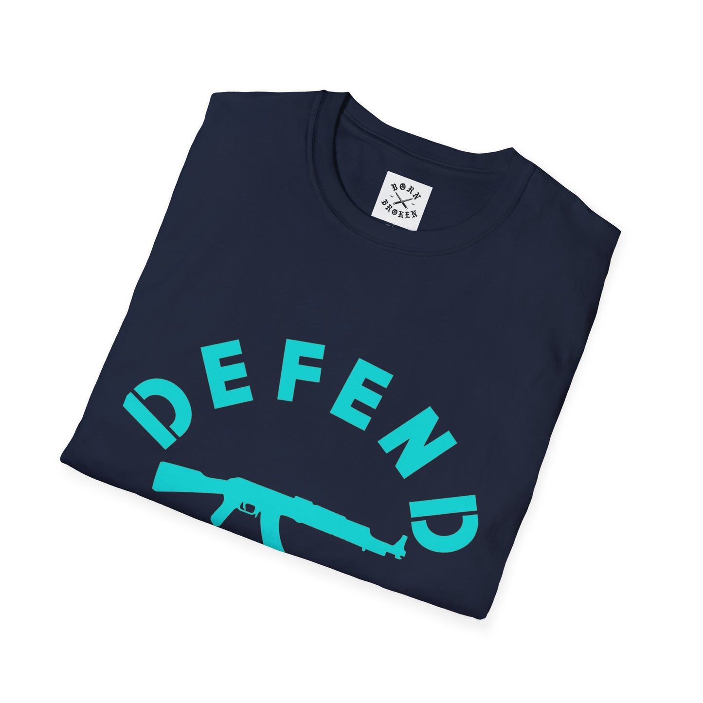BORN BROKEN — DEFEND PUPPIES TEE