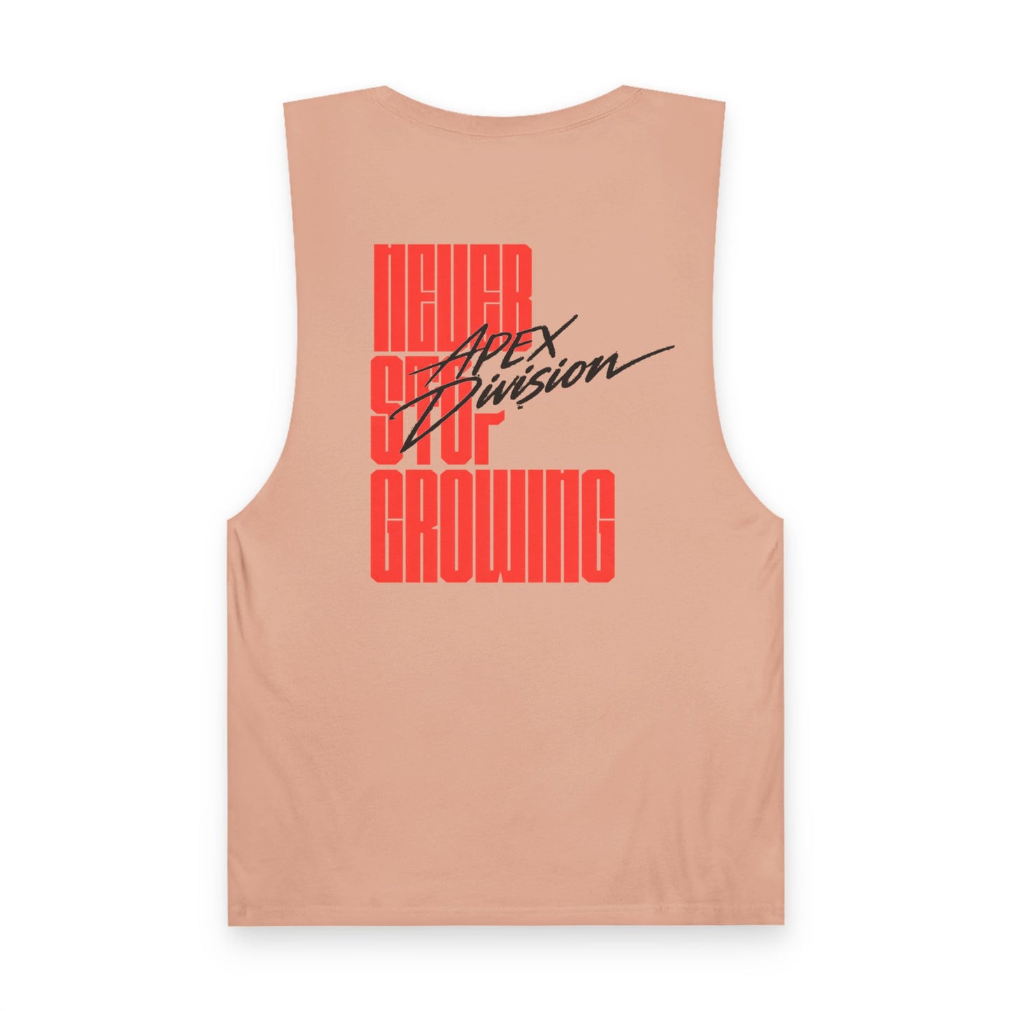 All or Nothing Reputation Tank Top — Apex Division Graphic Muscle Tank