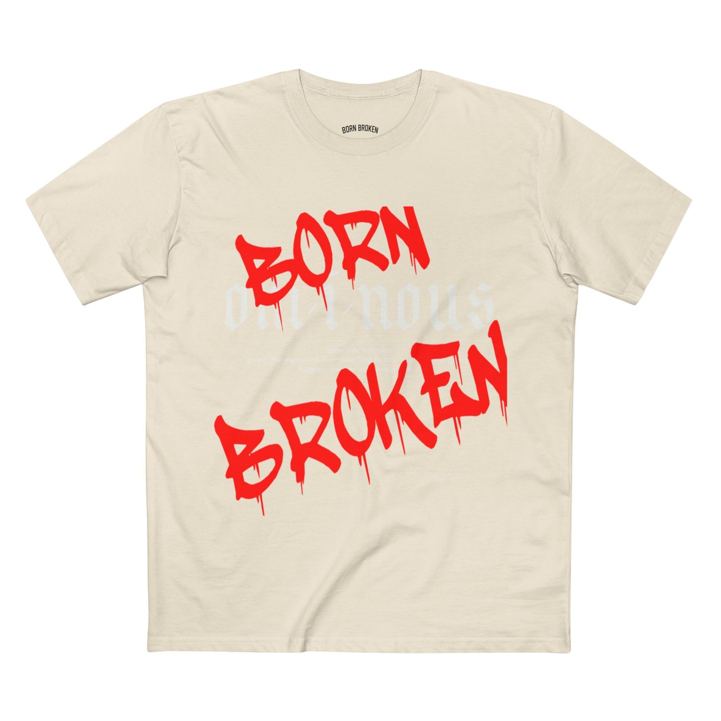 T-Shirt — Ominous Graphic Tee “Fuck the World” Red Streetwear