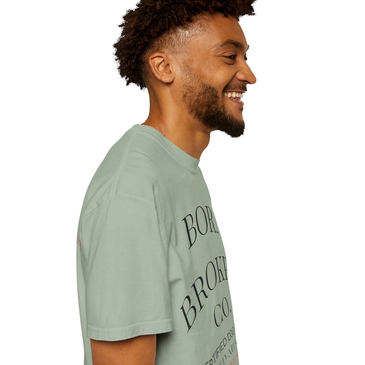 Born Broken Co. Graphic T-Shirt — 'Fight Abuse, Not Dogs' Statement Tee