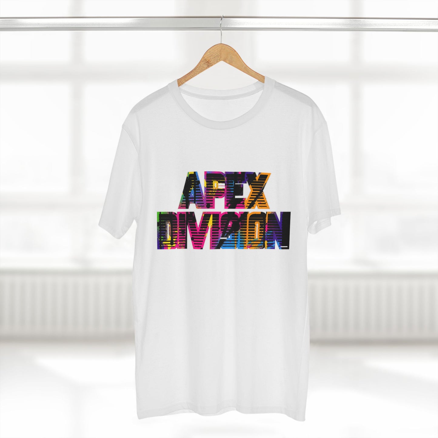 Apex Division Graphic Tee — Bold Neon Glitch 'Be Ruthless' Streetwear T-Shirt
