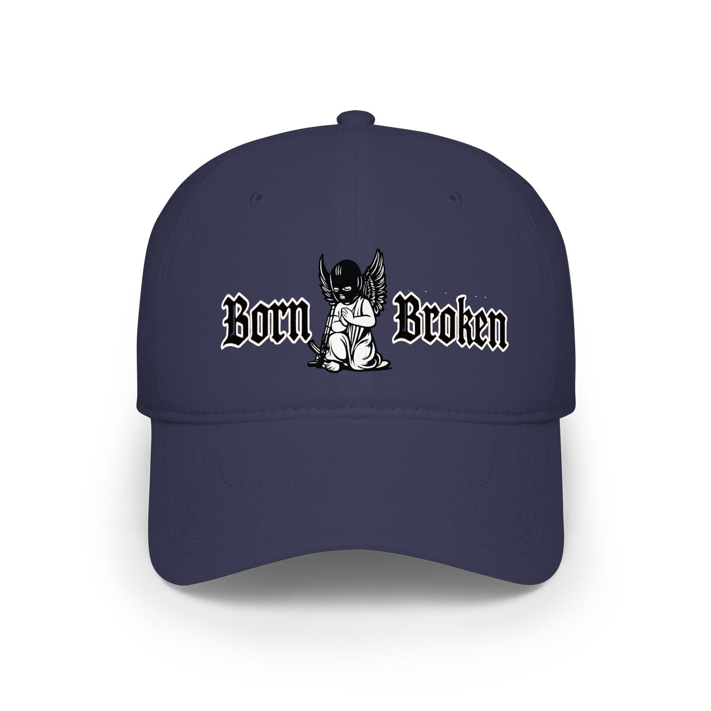 Born Broken Baseball Cap – Gothic Angel Low Profile Hat