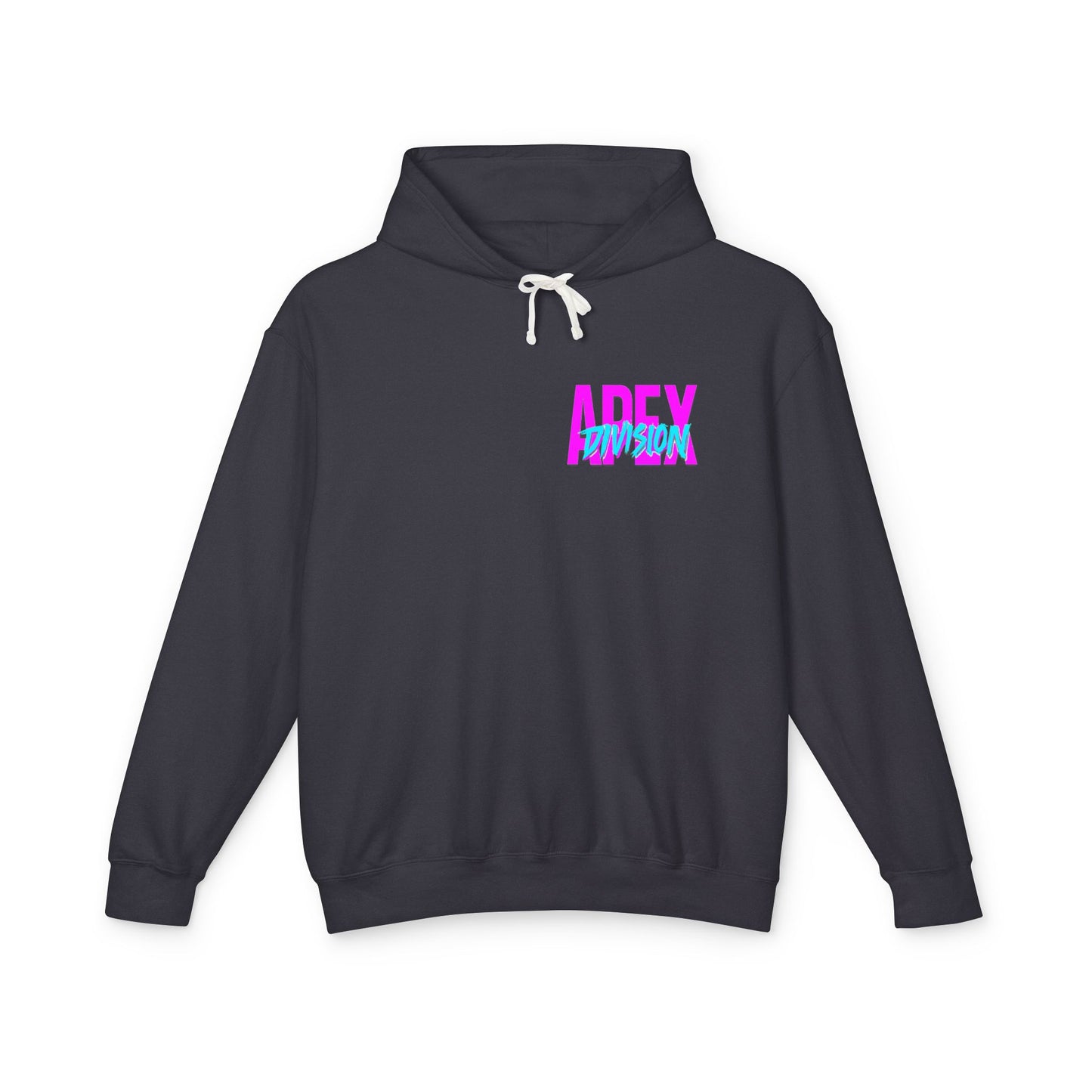 Apex Division Hooded Sweatshirt — Retro Neon Logo Hoodie