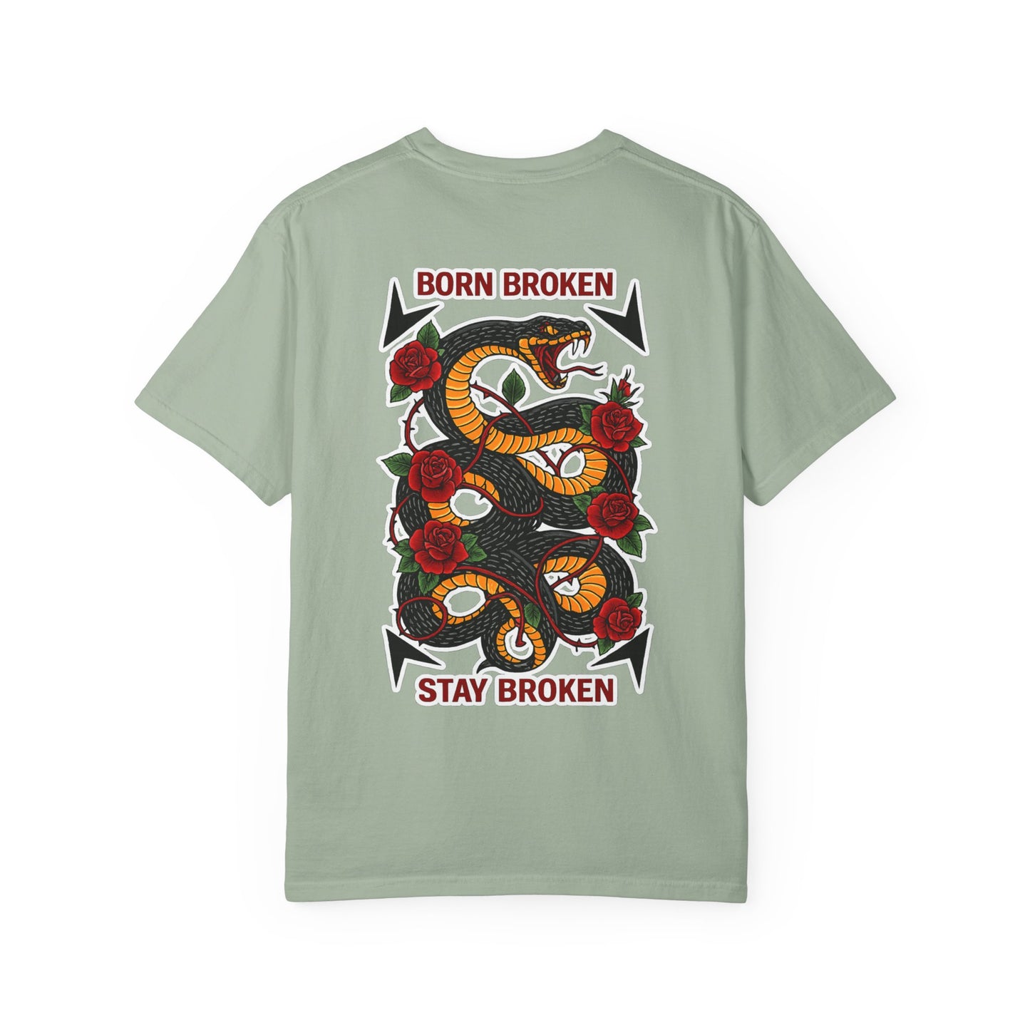 BORN BROKEN — SNAKE TEE