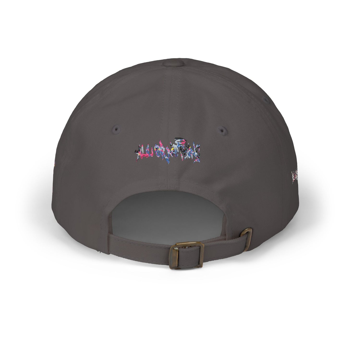 Dad Cap — Floral Graffiti 'No Division' Embroidered Baseball Hat