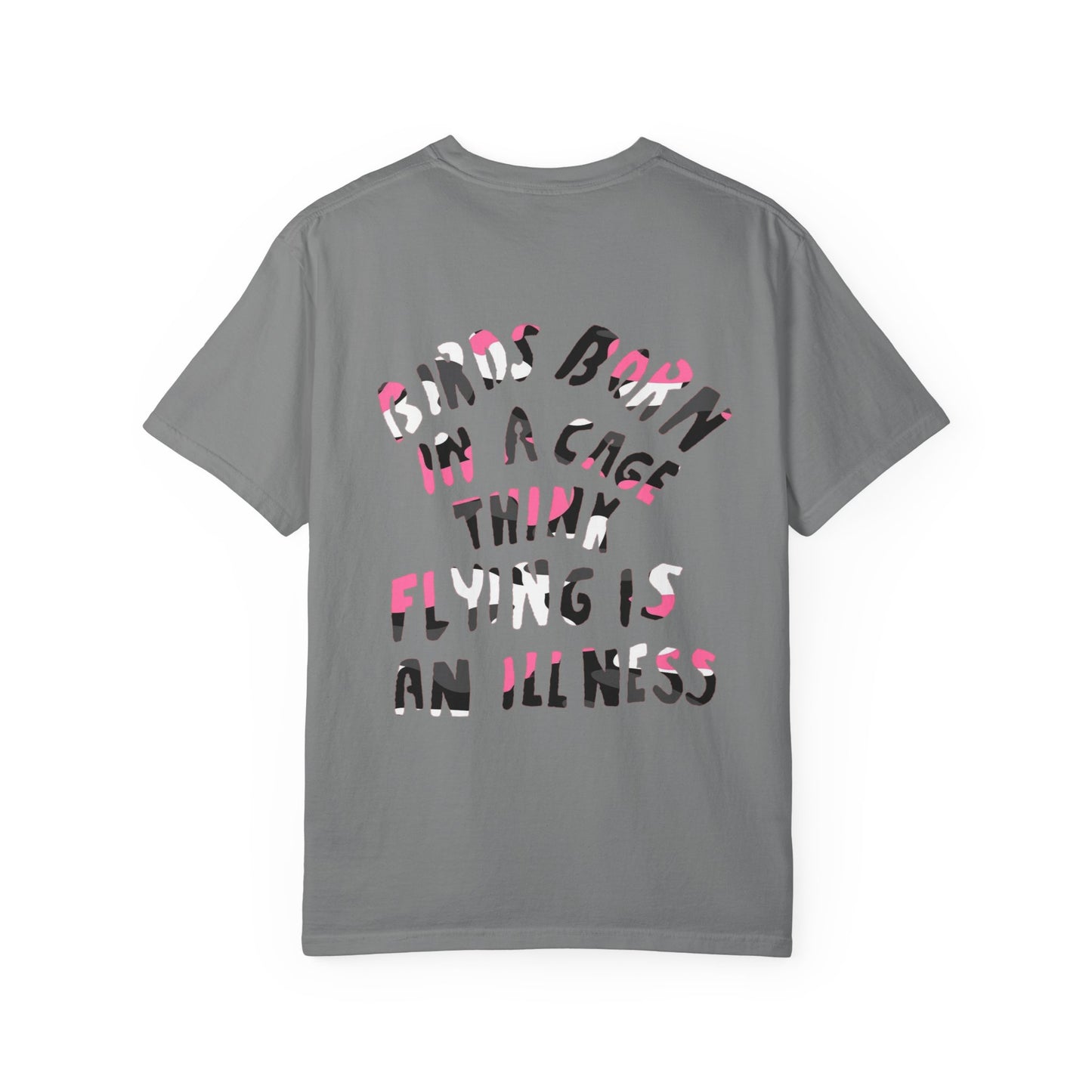 BORN BROKEN — DISTRESSED LOGO TEE