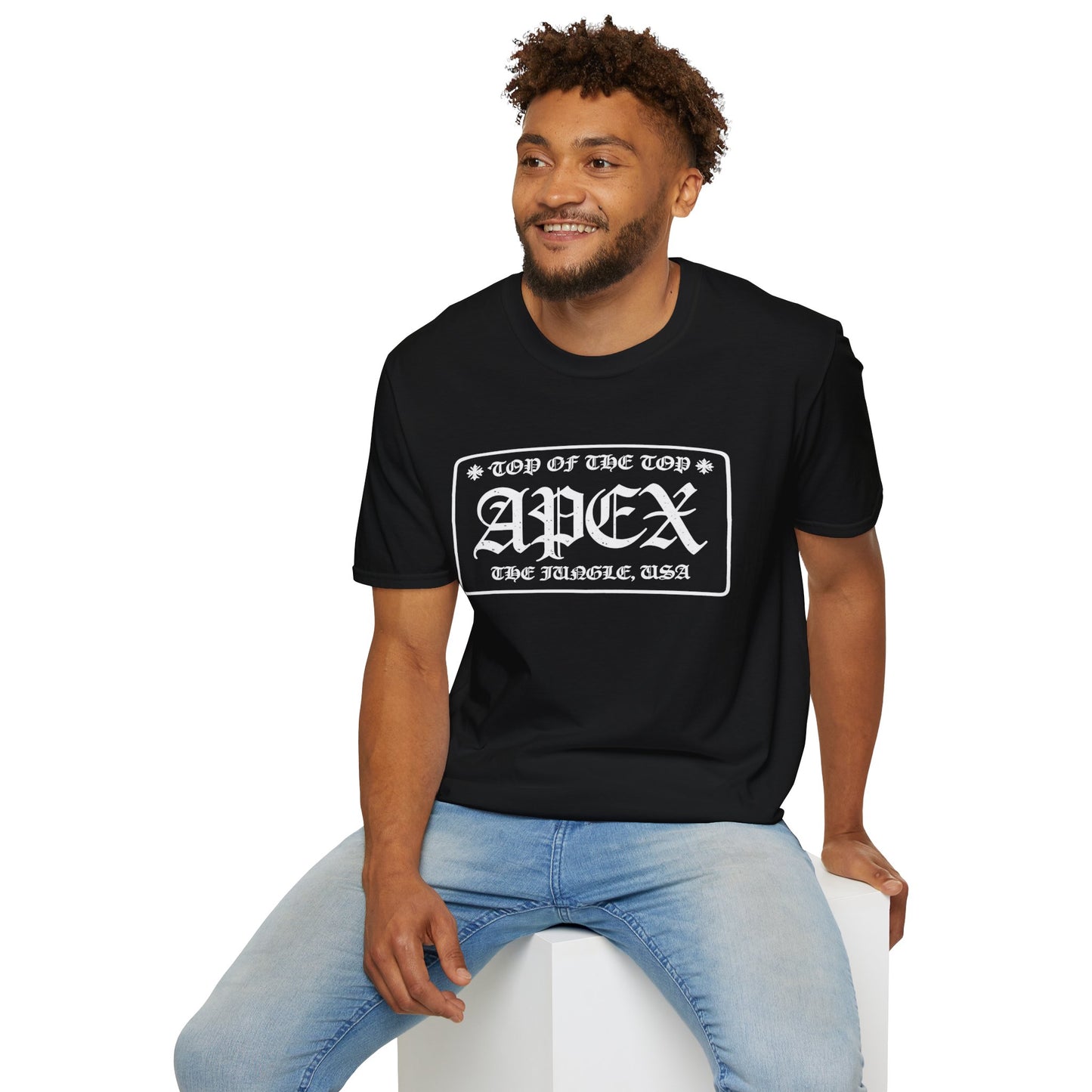 Apex Vintage Logo T-Shirt — “Make Things Happen or Watch Things Happen” Motivational Tee