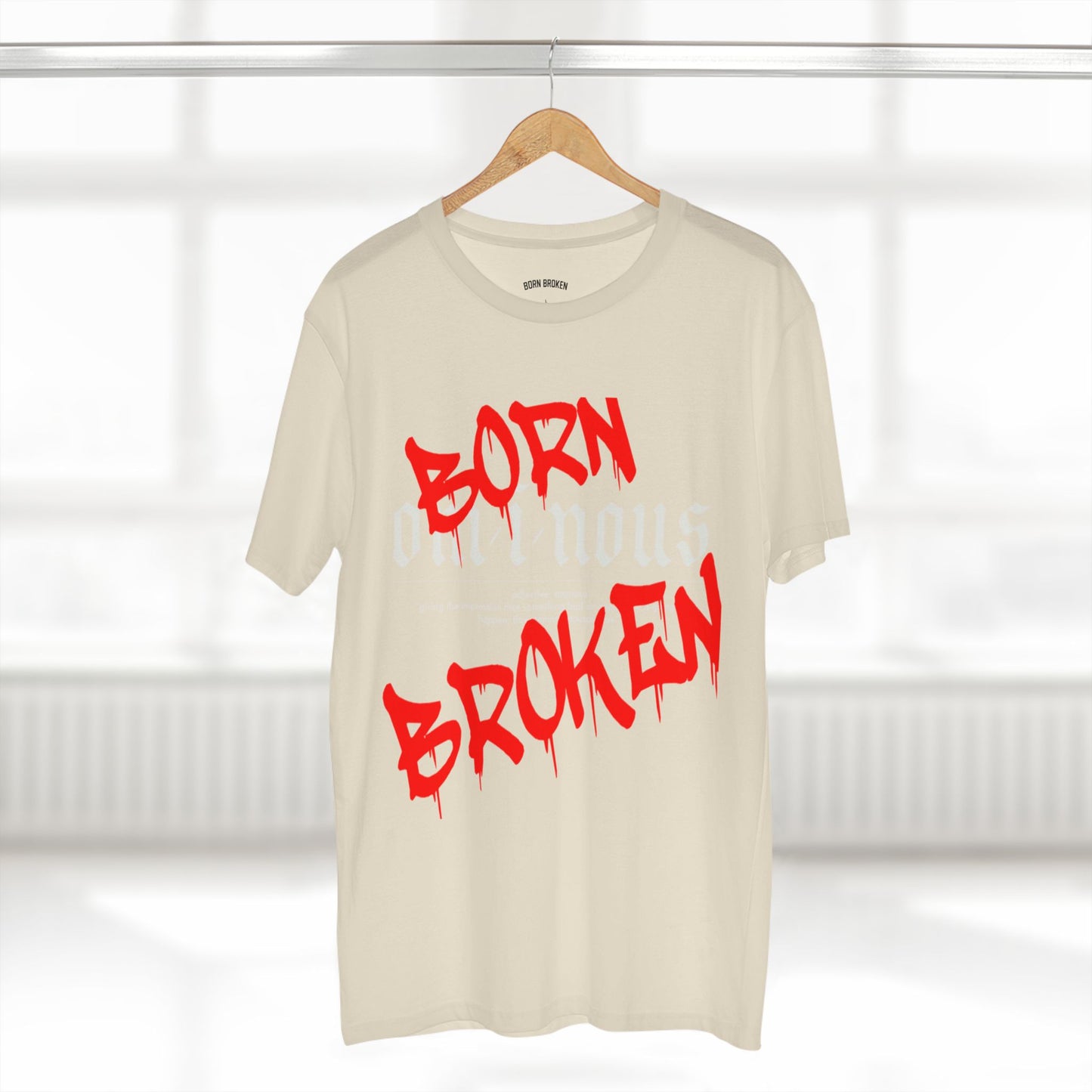 T-Shirt — Ominous Graphic Tee “Fuck the World” Red Streetwear