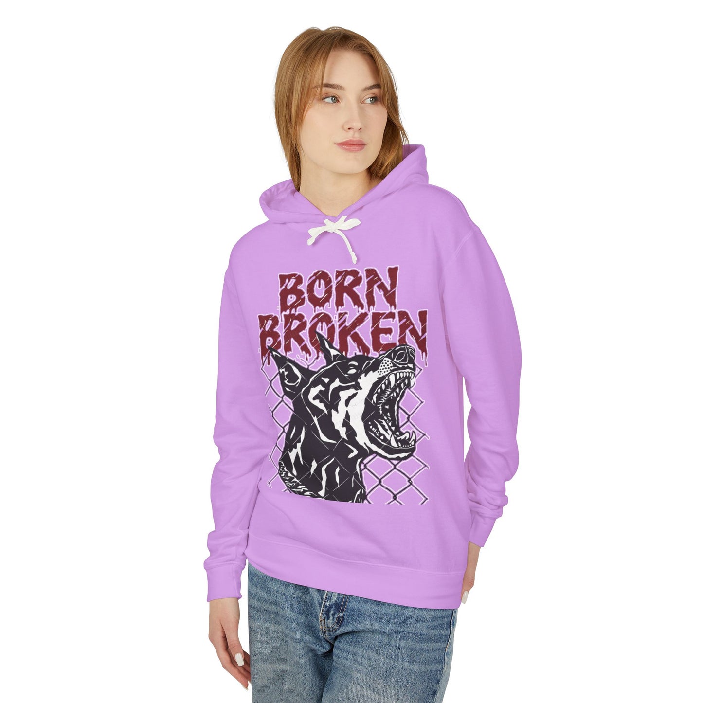 BORN BROKEN — GUARD DOG HOODIE