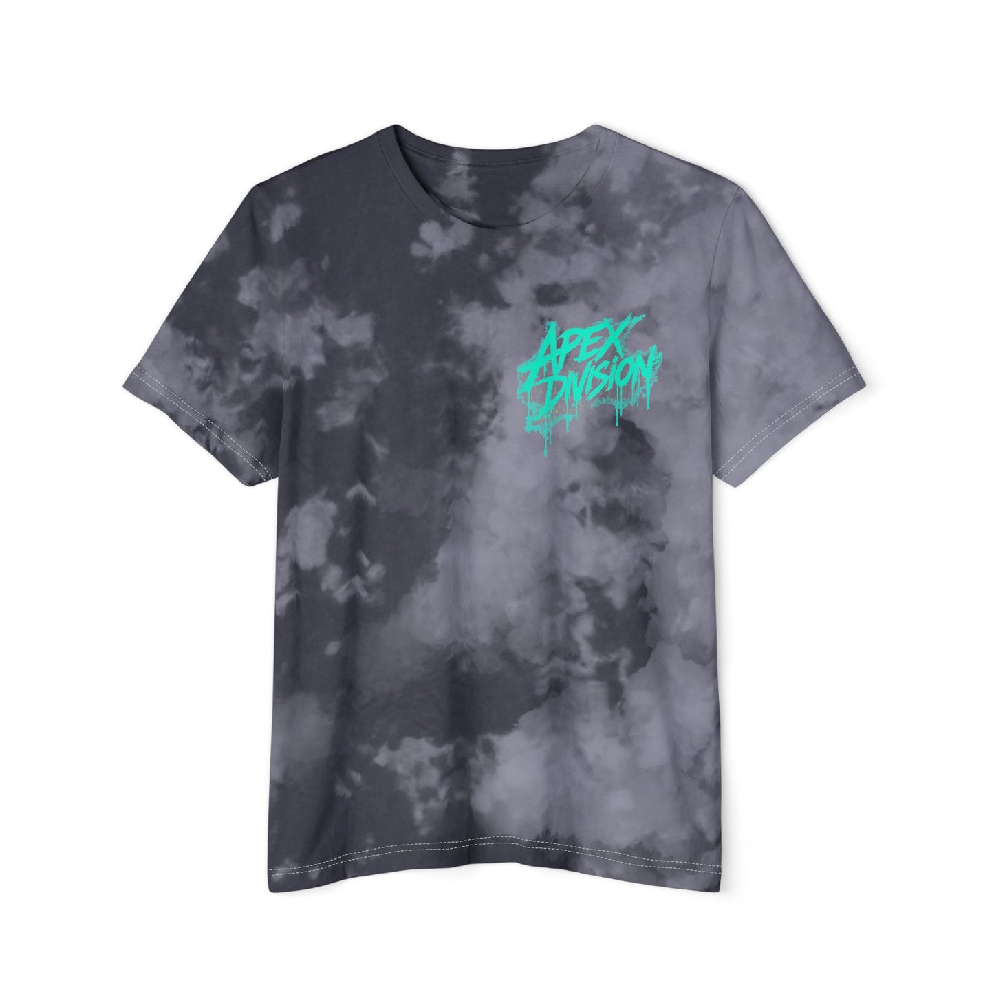 Tie-Dye T-Shirt — "Apex Division" Graphic with "Nothing in Life is Promised Except Death" Back