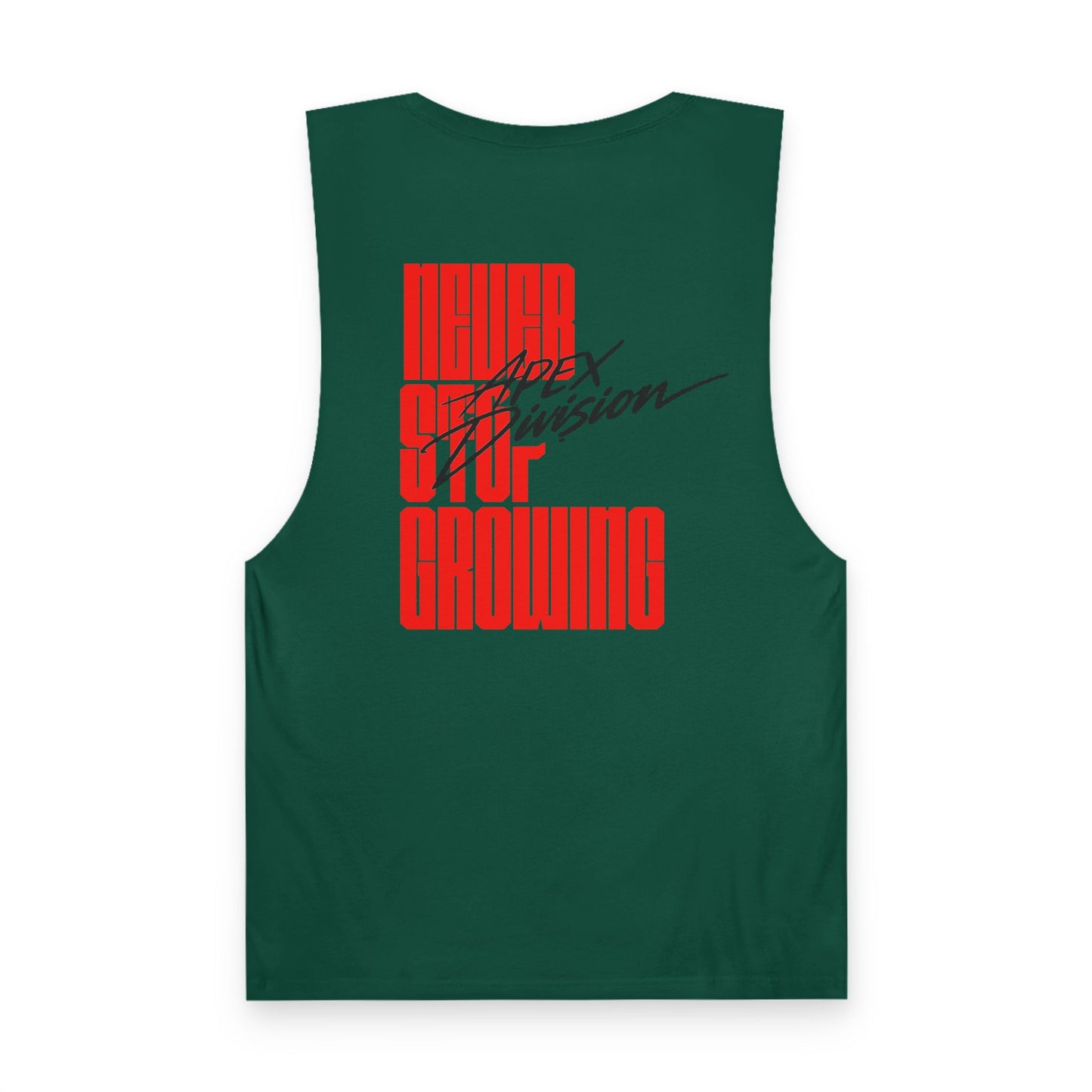 All or Nothing Reputation Tank Top — Apex Division Graphic Muscle Tank