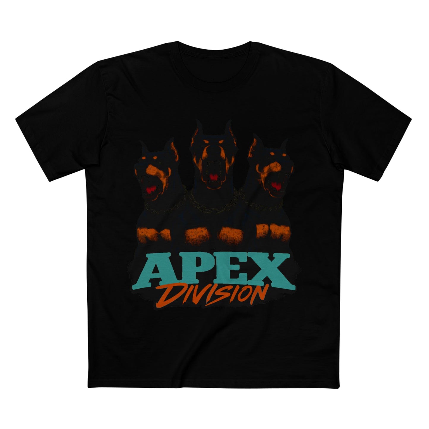 Apex Division Doberman Graphic Tee — "Dogs Gotta Eat" Streetwear T‑Shirt