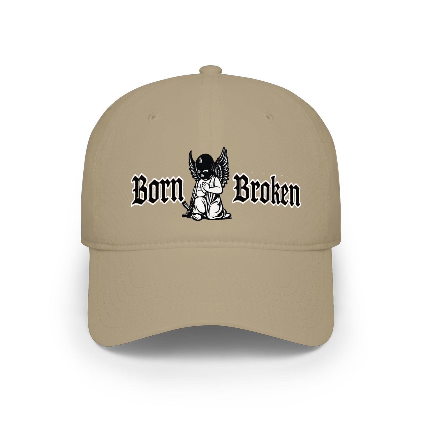 Born Broken Baseball Cap – Gothic Angel Low Profile Hat