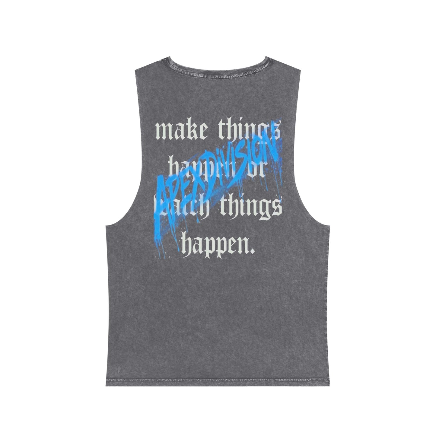 Unisex Stonewash Tank Top