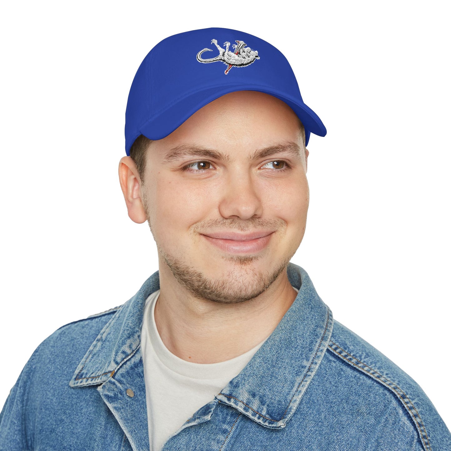 Lizard Embroidered Low Profile Baseball Cap
