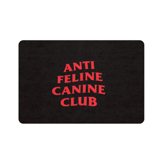 Anti Feline Canine Club Pet Food Mat (12x18)