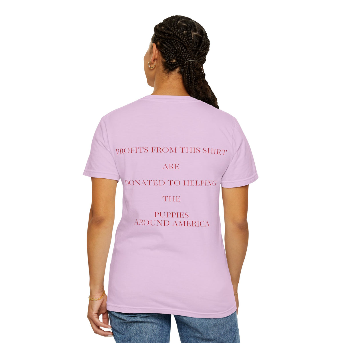 Born Broken Co. Graphic T-Shirt — 'Fight Abuse, Not Dogs' Statement Tee