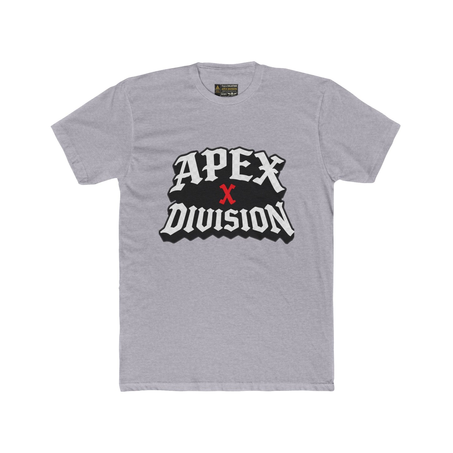 Apex Division Crew Tee — 'Never Stop Growing' Graphic T-Shirt