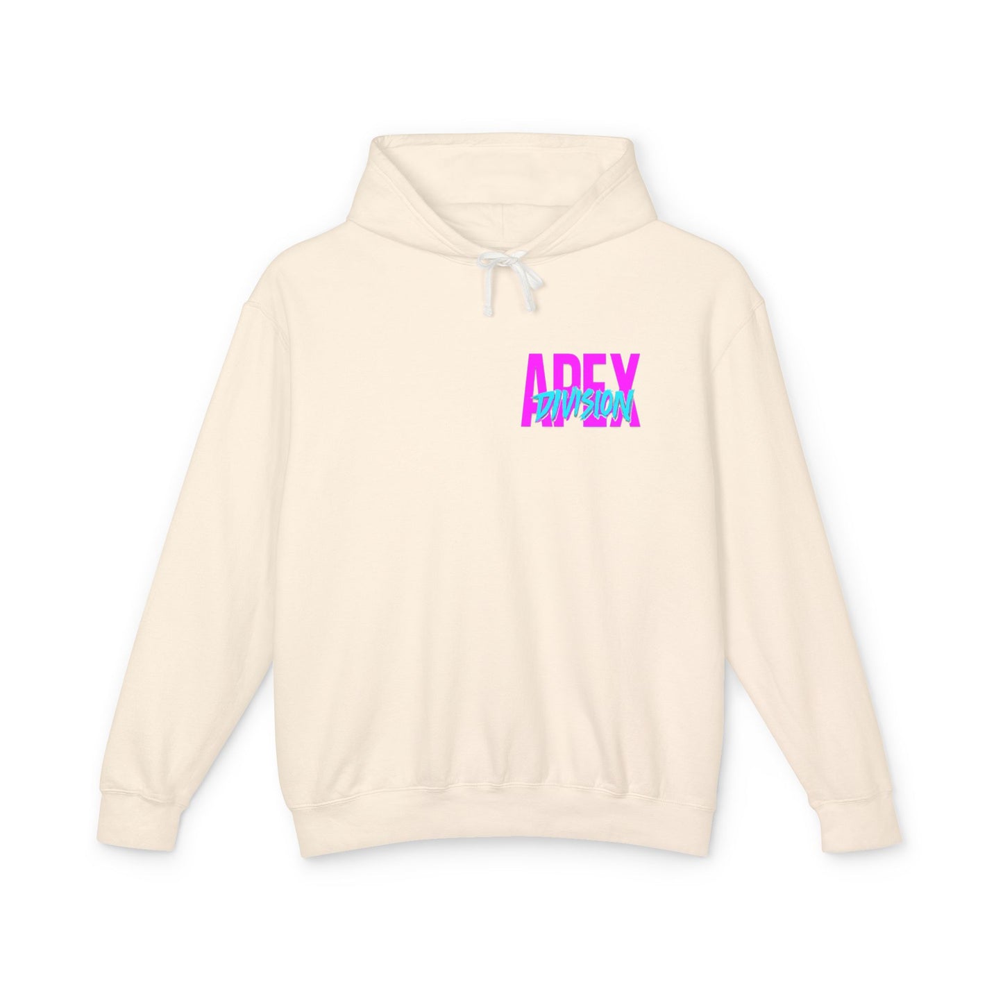 Apex Division Hooded Sweatshirt — Retro Neon Logo Hoodie