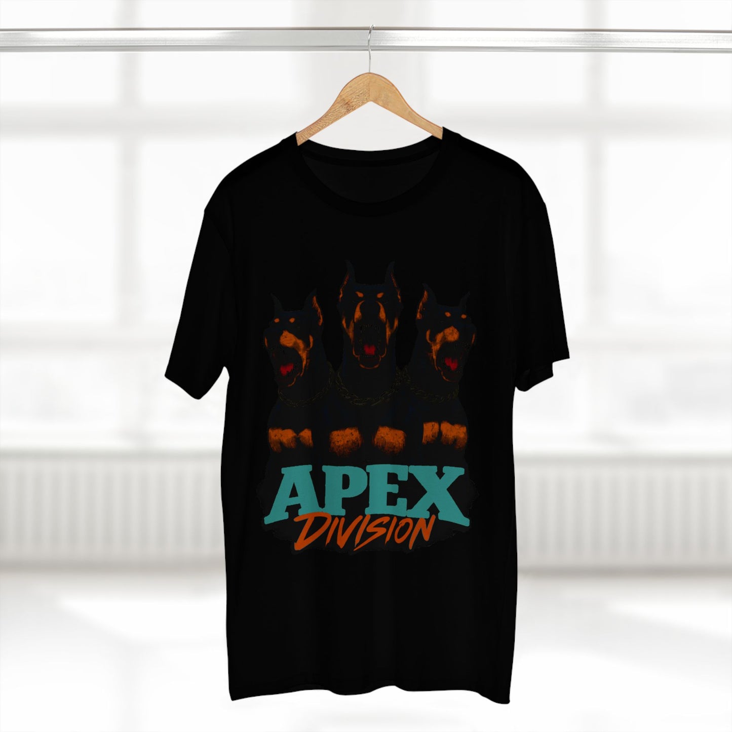 Apex Division Doberman Graphic Tee — "Dogs Gotta Eat" Streetwear T‑Shirt